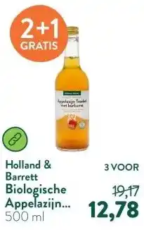 Holland & Barrett Biologische Appelazijn Troebel Kurkuma aanbieding