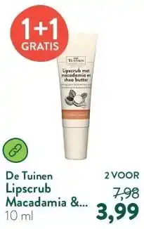 Holland & Barrett Lipscrub Macadamia & Shea Butter aanbieding
