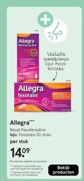 Etos Allegra*** aanbieding