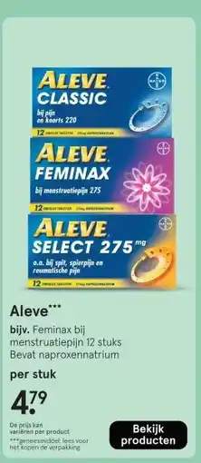 Etos Aleve*** aanbieding