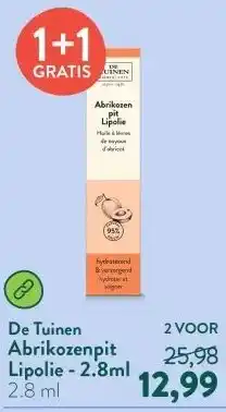 Holland & Barrett Abrikozenpit Lipolie - 2.8ml aanbieding