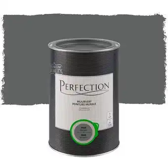 Praxis Perfection muurverf ultradekkend mat gobigrijs 1L aanbieding
