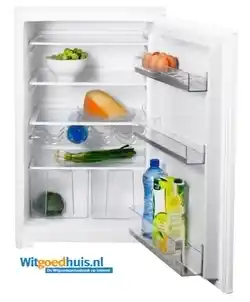 Bol.com Inventum IKK0881S - Inbouw koeler - 88 cm hoog - 134 liter - Wit aanbieding