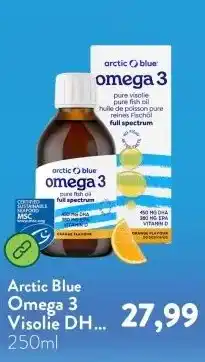 Holland & Barrett Omega 3 Visolie DHA en EPA met Vitamine D aanbieding