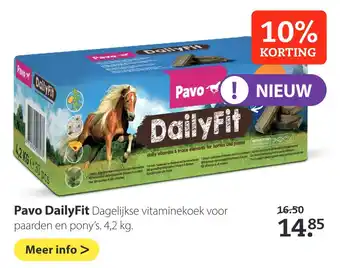 Pets Place Pavo dailyfit 4.2 kg aanbieding