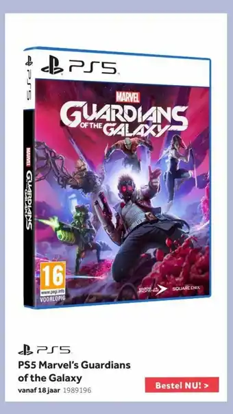 Intertoys PS5 Marvel's Guardians of the Galaxy vanaf 18 jaar 1989196 aanbieding