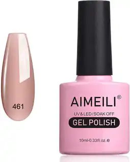 Amazon AIMEILI Gel Nagellak UV LED Gellack Soak Off Gel Polish 10ml (461) aanbieding