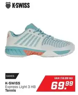 Dekamarkt K-SWISS Express Light 3 HB Tennis aanbieding