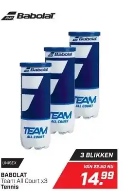 Dekamarkt BABOLAT Team All Court x3 Tennis aanbieding
