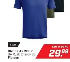 Dekamarkt UNDER ARMOUR UA Rush Energy SS Fitness aanbieding
