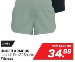 Dekamarkt UNDER ARMOUR Launch Pro 3 Shorts Fitness aanbieding