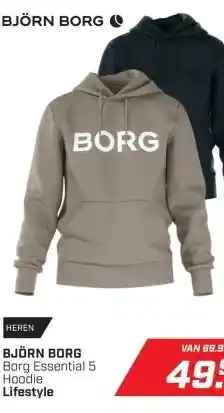 Dekamarkt BJÖRN BORG Borg Essential 5 Hoodie Lifestyle aanbieding