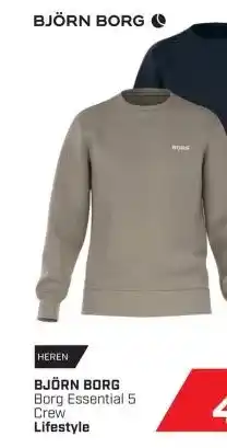 Dekamarkt BJÖRN BORG Borg Essential 5 Crew Lifestyle aanbieding