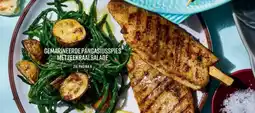 Albert Heijn Gemarineerde pangasiusspies met zeekraalsalade aanbieding