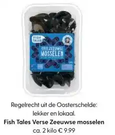 Albert Heijn Fish Tales Verse Zeeuwse mosselen aanbieding