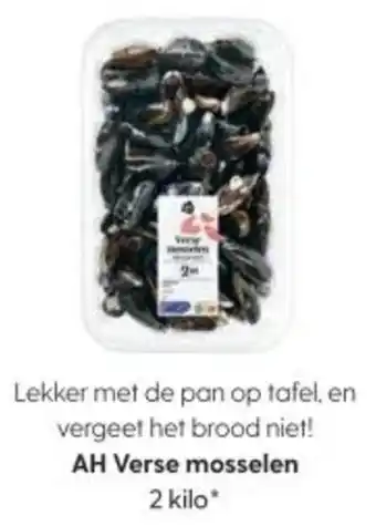 Albert Heijn AH Verse mosselen aanbieding
