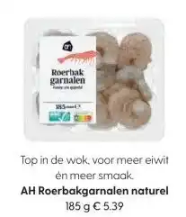 Albert Heijn AH Roerbakgarnalen naturel aanbieding
