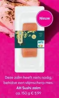 Albert Heijn AH Sushi zalm aanbieding