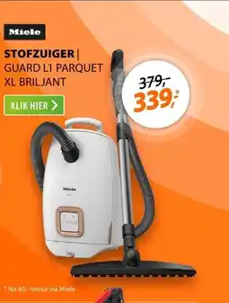 Expert Miele Guard L1 Parquet XL Briljantwit aanbieding