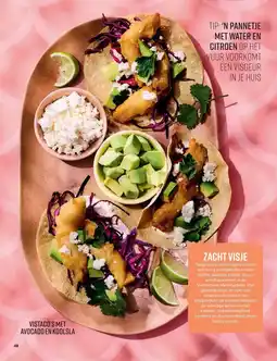 Albert Heijn Vistaco's met avocado en koolsla aanbieding