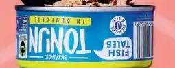 Albert Heijn Fish Tales Skipjack tonijn in olijfolie aanbieding