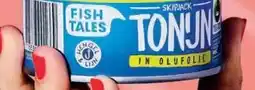 Albert Heijn Fish Tales Skipjack tonijn in olijfolie aanbieding