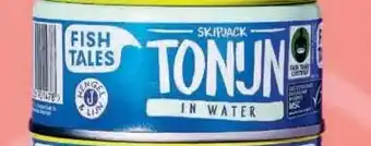 Albert Heijn Fish Tales Skipjack tonijn in water aanbieding