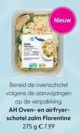 Albert Heijn AH Oven- en airfryer- schotel zalm Florentine aanbieding