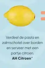 Albert Heijn AH Citroen aanbieding
