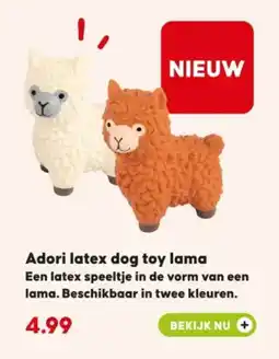 Pets Place Adori latex dog toy lama aanbieding