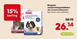 Pets Place Beaphar ontwormingsmiddelen aanbieding