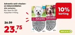 Pets Place Advantix anti vlooien en tekenmiddelen aanbieding