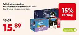 Pets Place Felix kattenvoeding aanbieding
