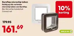 Pets Place Sureflap microchip luiken Geldig aanbieding