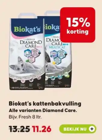 Pets Place Biokat's kattenbakvulling aanbieding