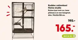 Pets Place Keddoc rattenkooi Home studio aanbieding