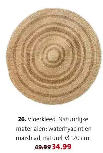 Intratuin Vloerkleed 120 cm aanbieding