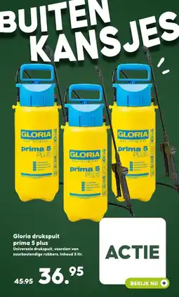 Pets Place Gloria drukspuit prima 5 plus aanbieding