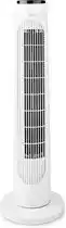 Bol.com Torenventilator - 3 Snelheden - Zwenkfunctie - 50 W - Afstandsbediening - Wit / Zwart aanbieding