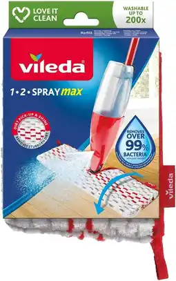 Amazon Vileda 1-2 Spray Max Mop Refill aanbieding
