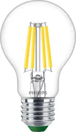 Amazon Philips LED Classic 60W A60 E27 Koel Wit 4000k Clear Ultra Efficient aanbieding