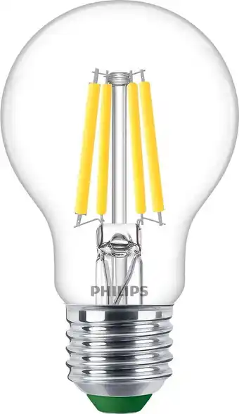 Amazon Philips LED Classic 60W A60 E27 Koel Wit 4000k Clear Ultra Efficient aanbieding