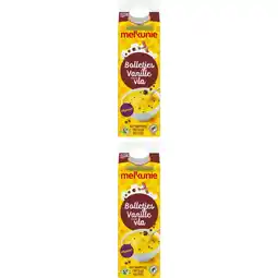 Albert Heijn Melkunie Bolletjesvla met vanillesmaak 2-pack aanbieding
