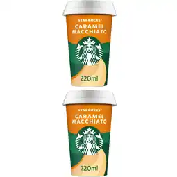 Albert Heijn Starbucks Caramel macchiato 2-pack aanbieding