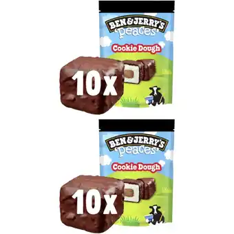 Albert Heijn Ben & Jerry's Peaces Salted Caramel Brownie 2-pack aanbieding