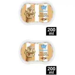Albert Heijn Hertog mini pecan karamel vanille 2-pack aanbieding