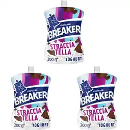 Albert Heijn Melkunie Breaker straciatella yoghurt 3-pack aanbieding