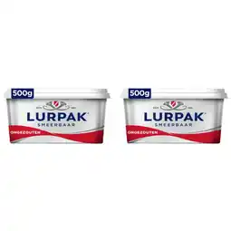 Albert Heijn Lurpak Smeerbaar ongezouten 500g 2-pack aanbieding