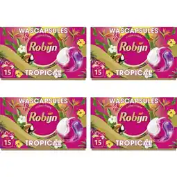 Albert Heijn Robijn Tropical Capsules 4-pack aanbieding