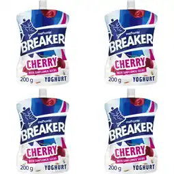 Albert Heijn Melkunie kers yoghurt zonnebloempitten 4-pack aanbieding